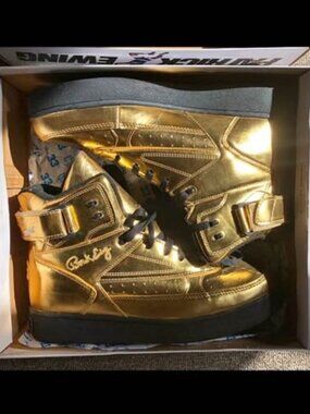Gold Patrick Ewing Orion Shoes